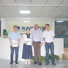 德國(guó)工程師來訪海達(dá)儀器進(jìn)行技術(shù)交流